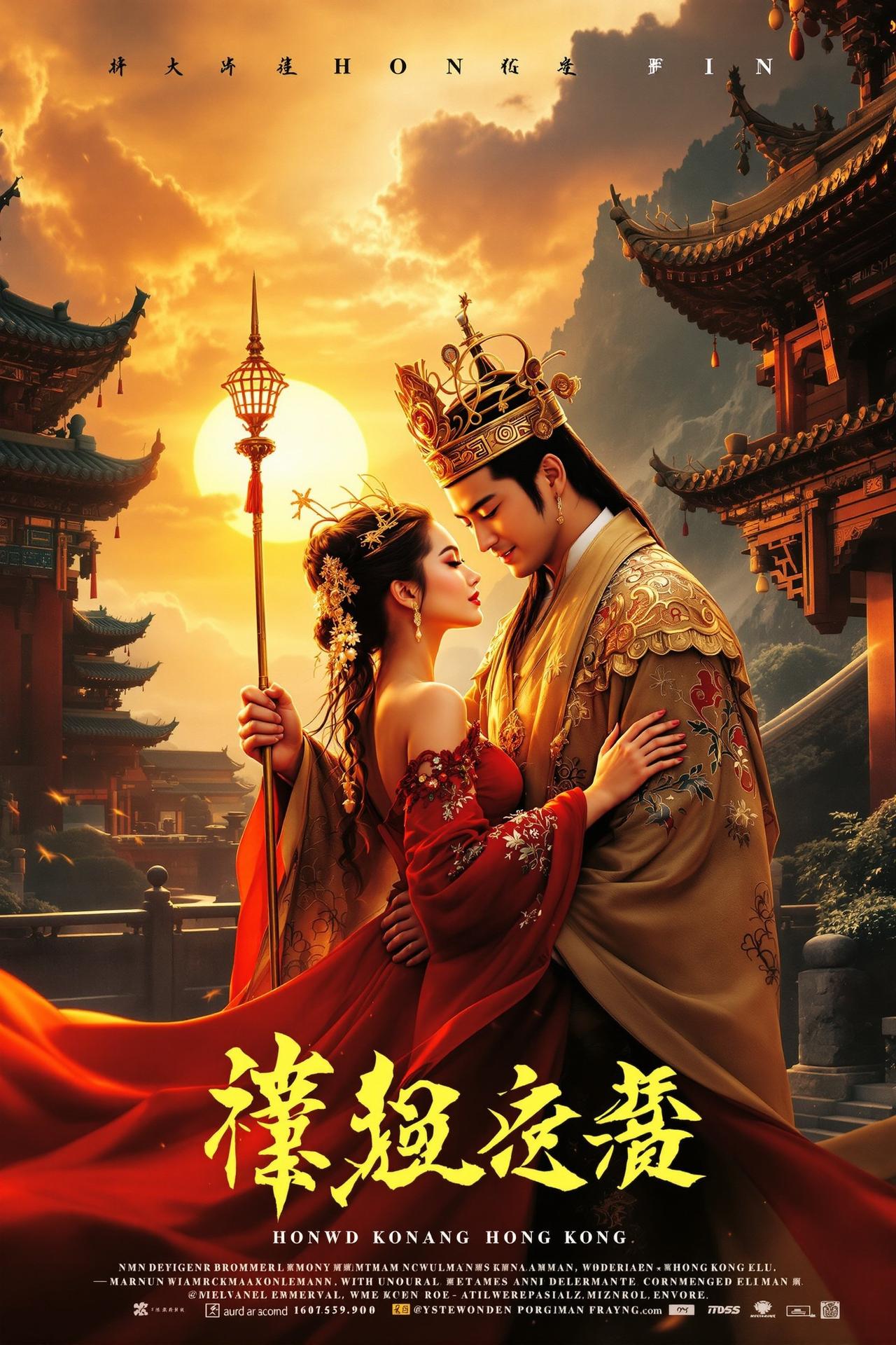大话西游之大圣娶亲 电影海报，1995年喜剧片，导演刘镇伟